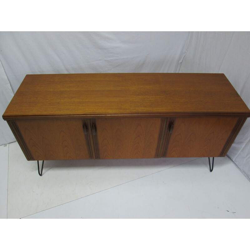 Vintage teak sideboard with 3 doors