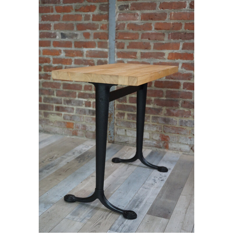 Vintage solid wood bistro table