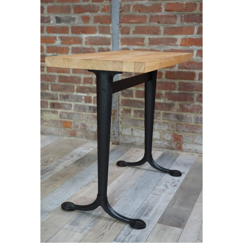 Vintage solid wood bistro table