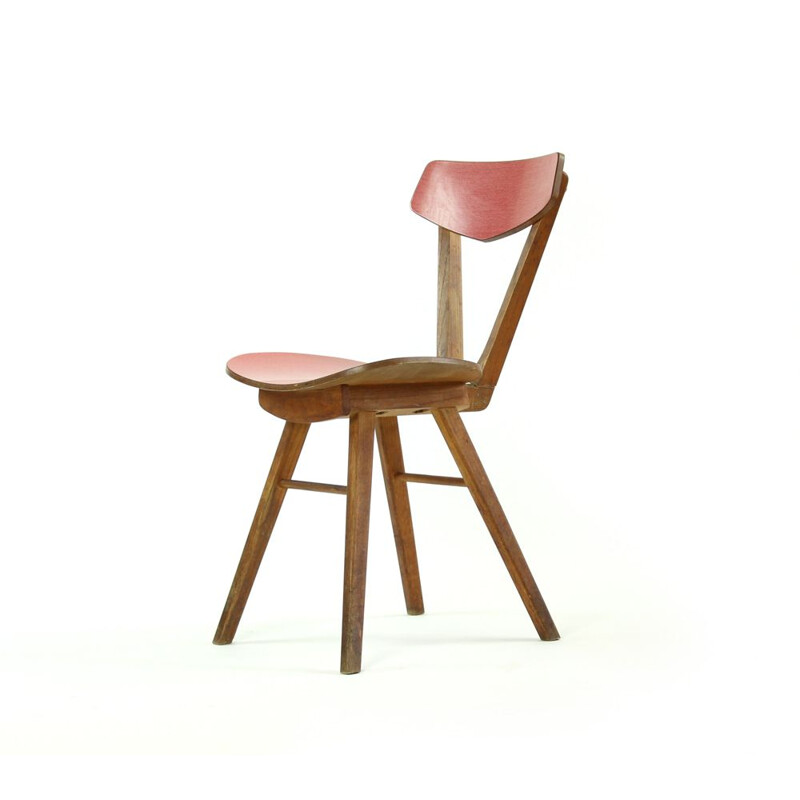 Vintage chairs in Wood and Formica 1970