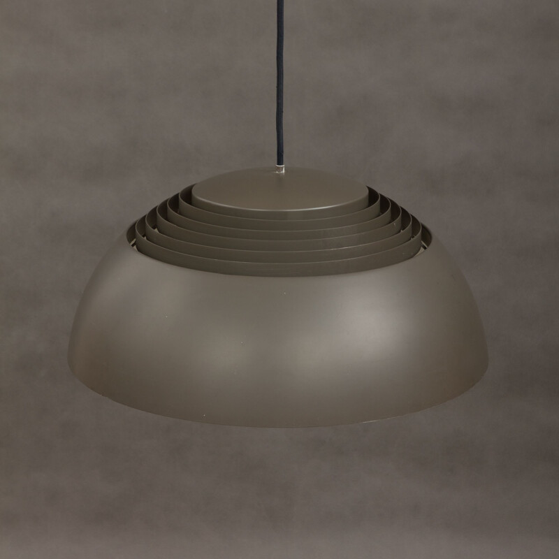 Vintage grey ceiling lamp Arne Jacobsen 1950