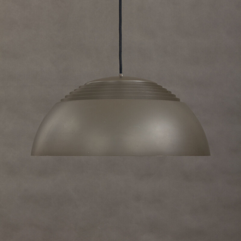 Vintage grey ceiling lamp Arne Jacobsen 1950
