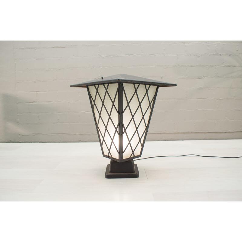 Vintage lamp for outdoors in metal from BEGA 1950