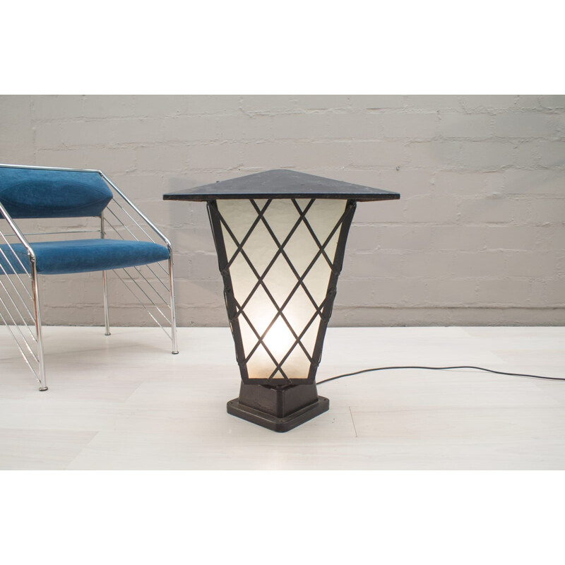 Vintage lamp for outdoors in metal from BEGA 1950