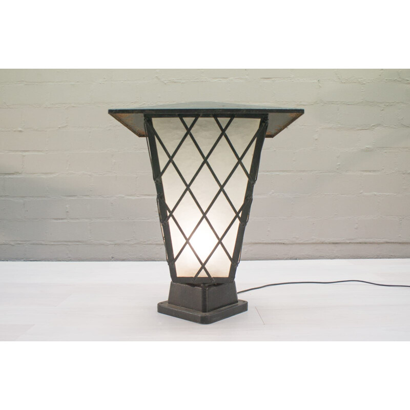 Vintage lamp for outdoors in metal from BEGA 1950