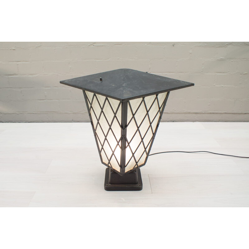 Vintage lamp for outdoors in metal from BEGA 1950