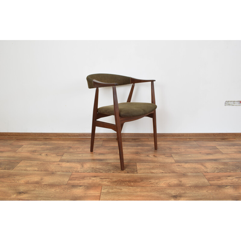 Vintage Danish Teak Side Chair by Harlev 1950