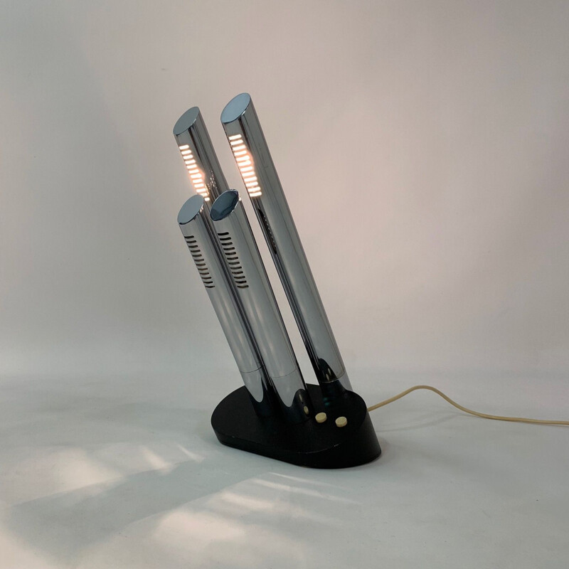 Vintage table lamp "T443" by Mario Faggian for Luci, Italy 1970