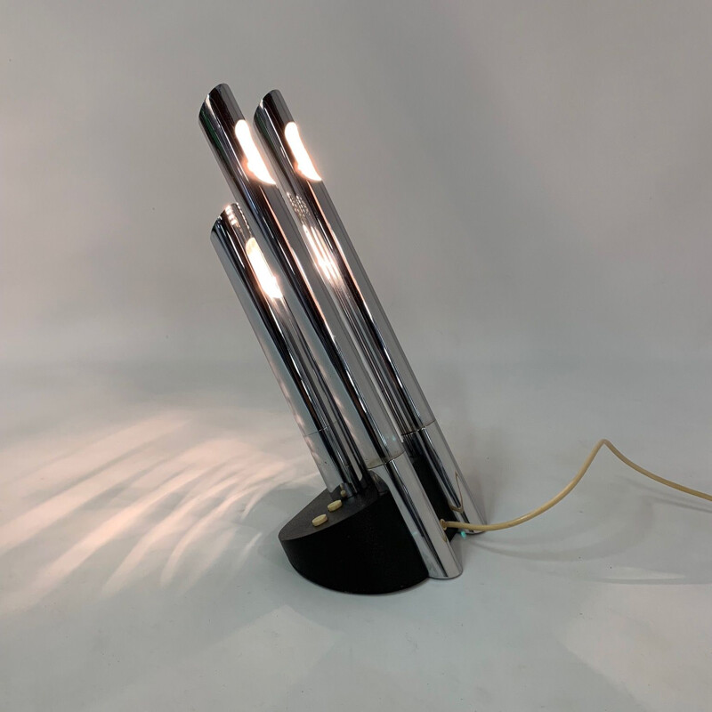 Vintage table lamp "T443" by Mario Faggian for Luci, Italy 1970