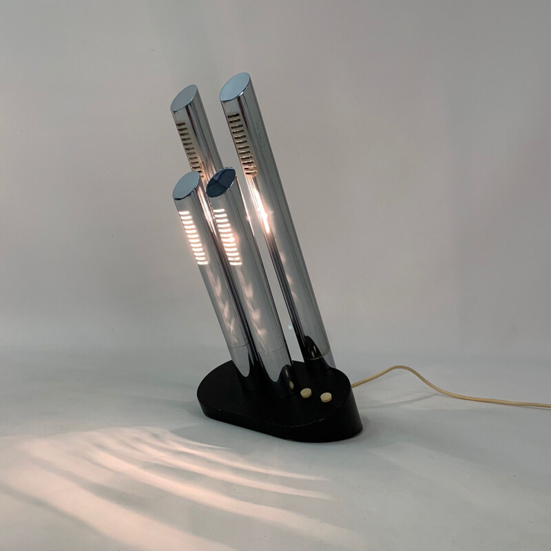 Vintage table lamp "T443" by Mario Faggian for Luci, Italy 1970