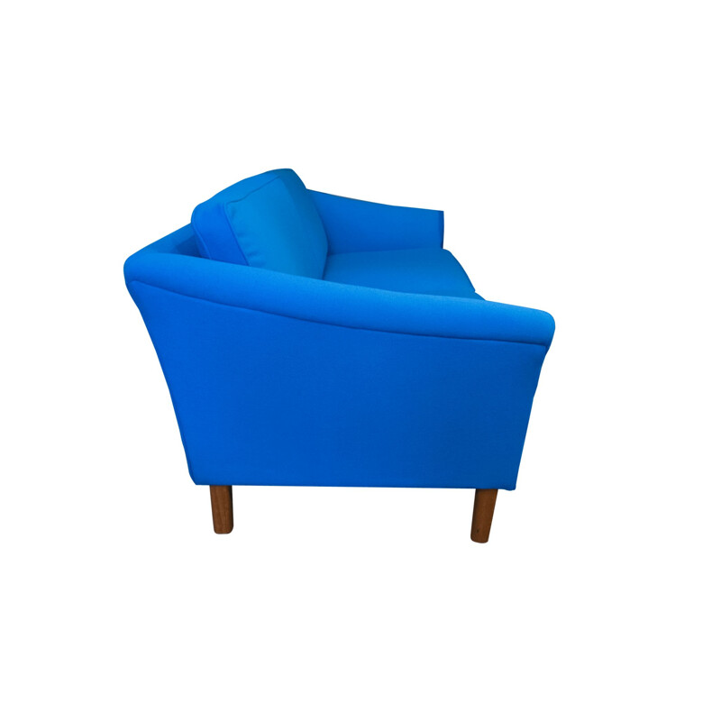 Vintage blue 2-seater sofa by Dux