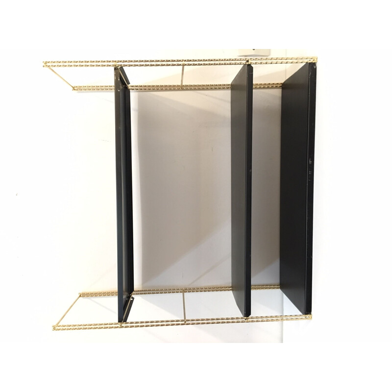 Vintage French shelf system in steel