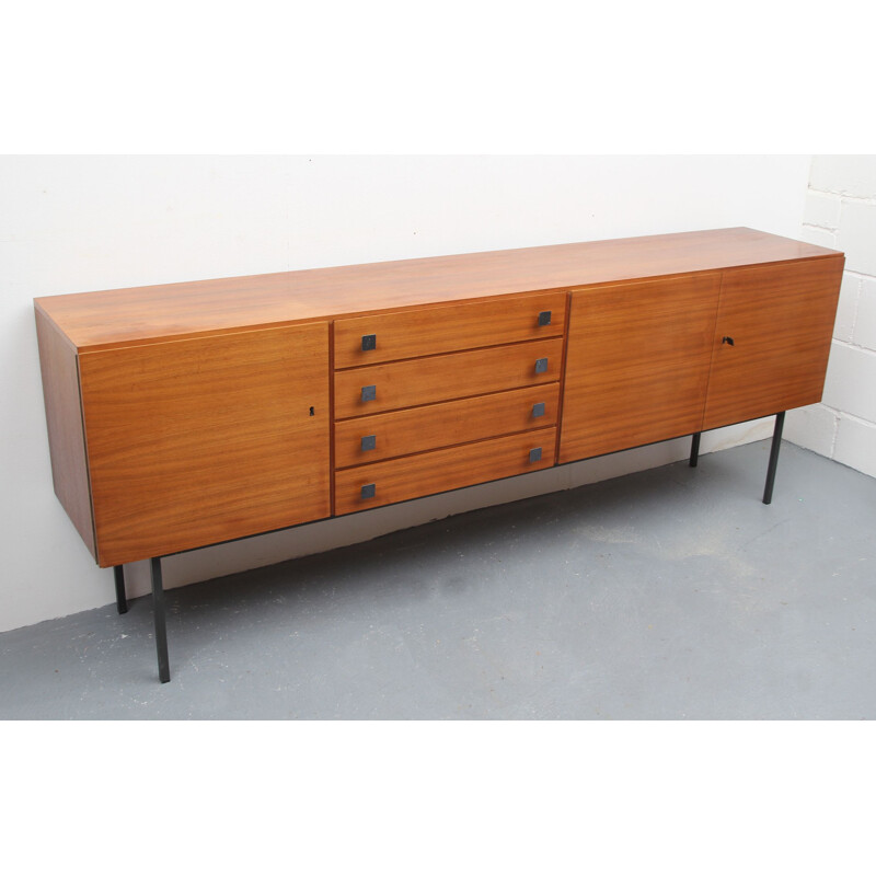 Vintage German sideboard in walnut