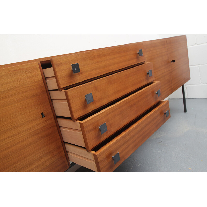 Vintage German sideboard in walnut