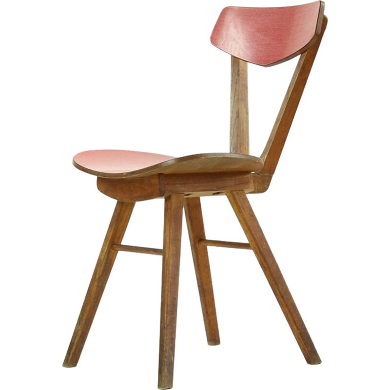 Vintage chairs in Wood and Formica 1970