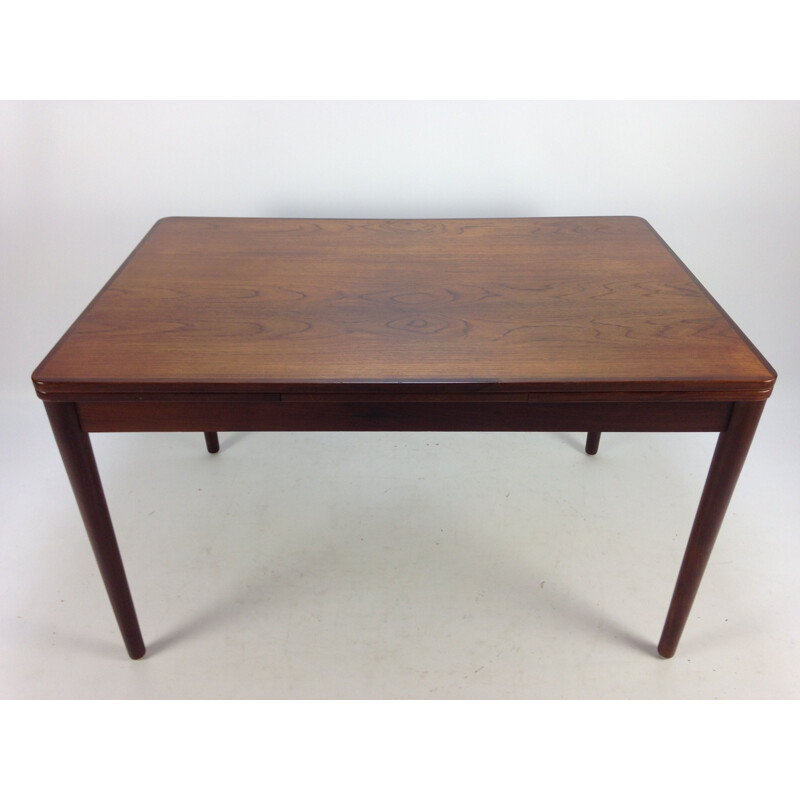 Vintage extendable dining table in teak by Pastoe