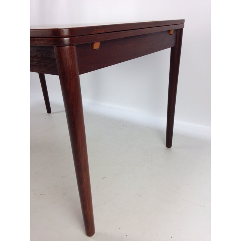 Vintage extendable dining table in teak by Pastoe