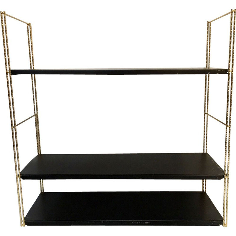 Vintage French shelf system in steel