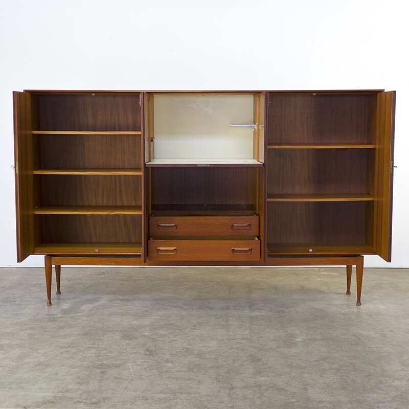 Vintage scandinavian sideboard in teak 1960