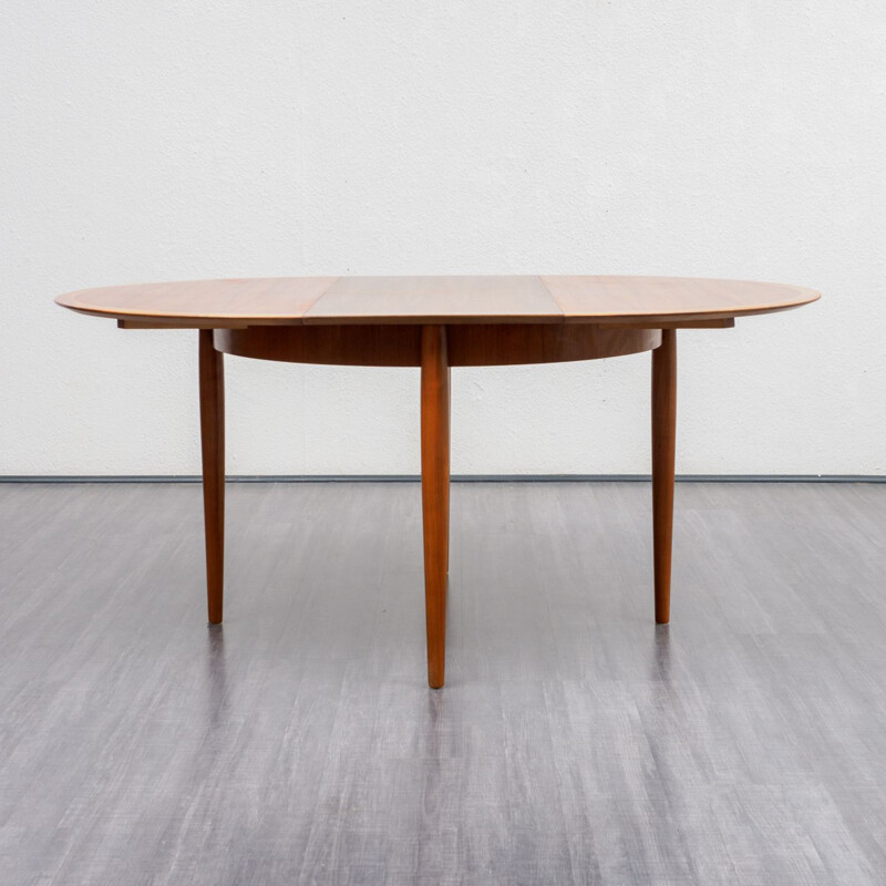 Vintage extendable dining table by Lübke Germany