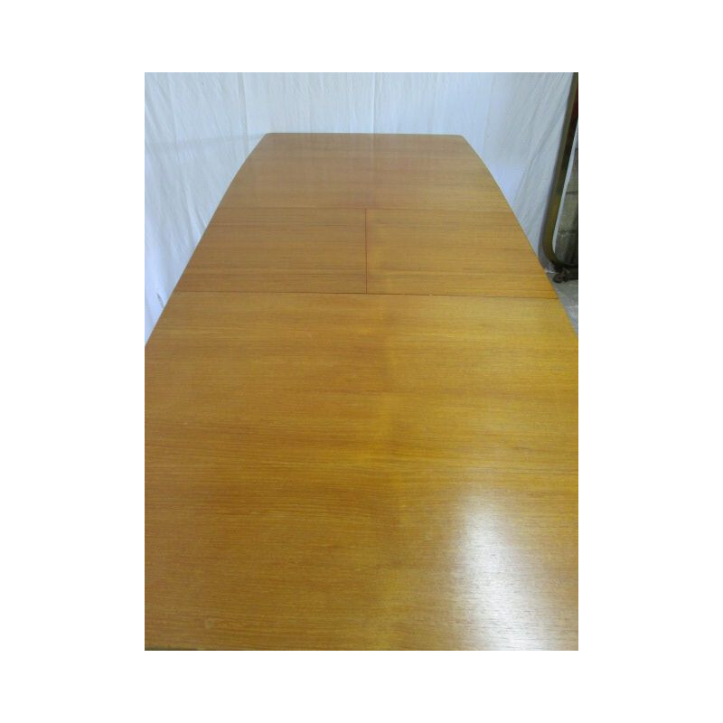 Vintage extendable dining table in teak by Mc Intosh