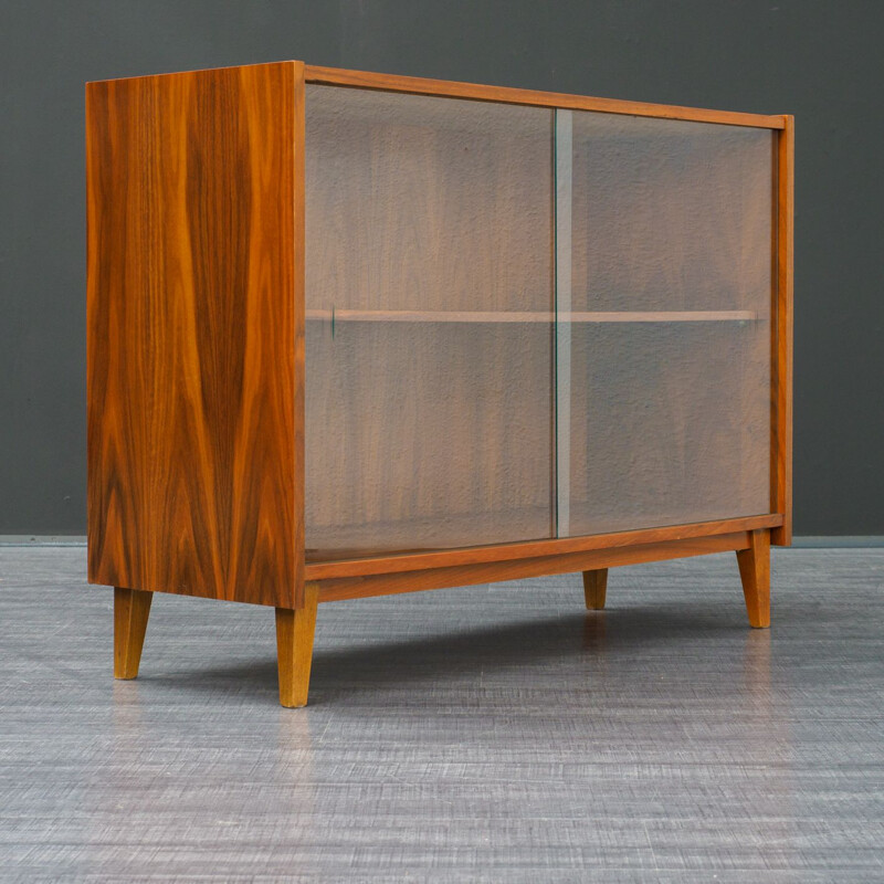 Vintage showcase in walnut wood 1960s