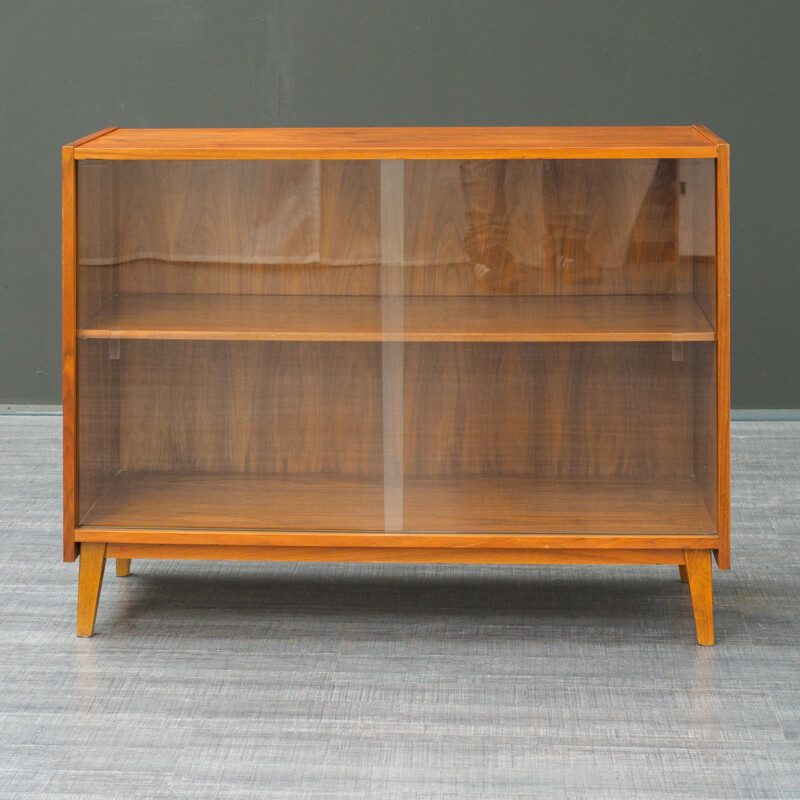 Vintage showcase in walnut wood 1960s