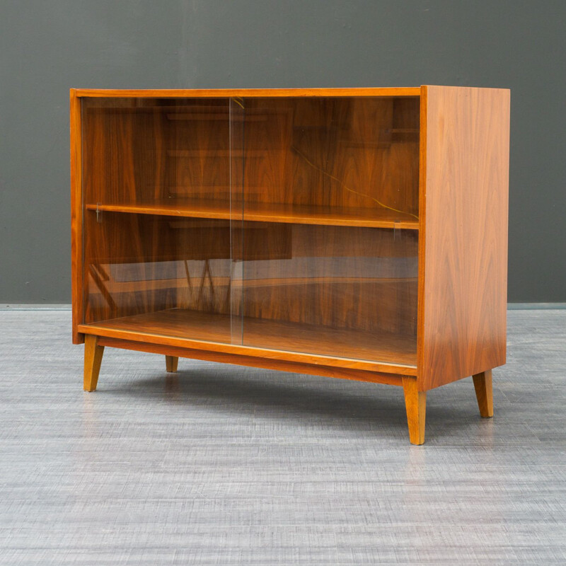 Vintage showcase in walnut wood 1960s