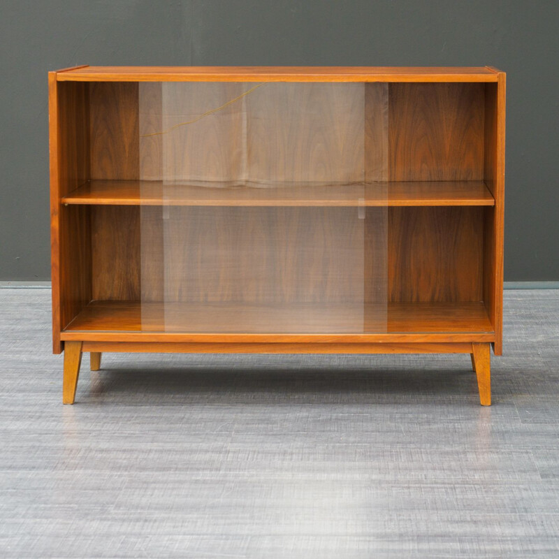 Vintage showcase in walnut wood 1960s