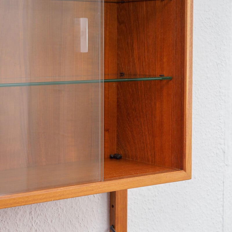 Vintage shelving system in teak by Poul Cadovius for Cado