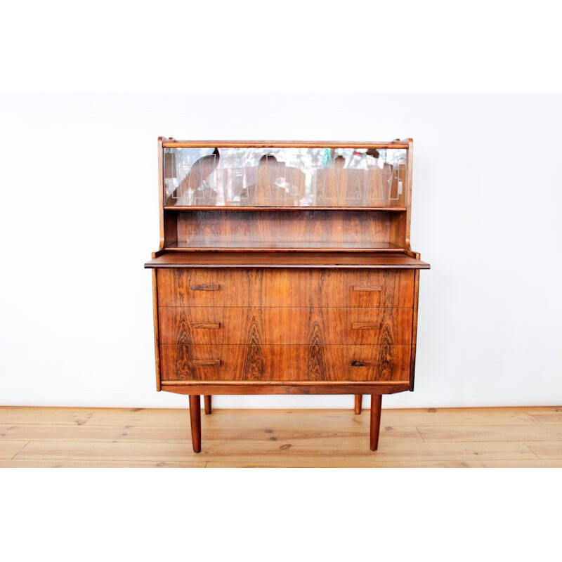 Vintage secretaire in Rio rosewood by Niels J Thorso