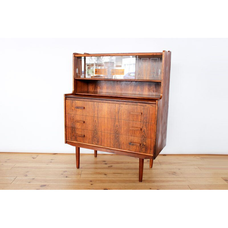 Vintage secretaire in Rio rosewood by Niels J Thorso