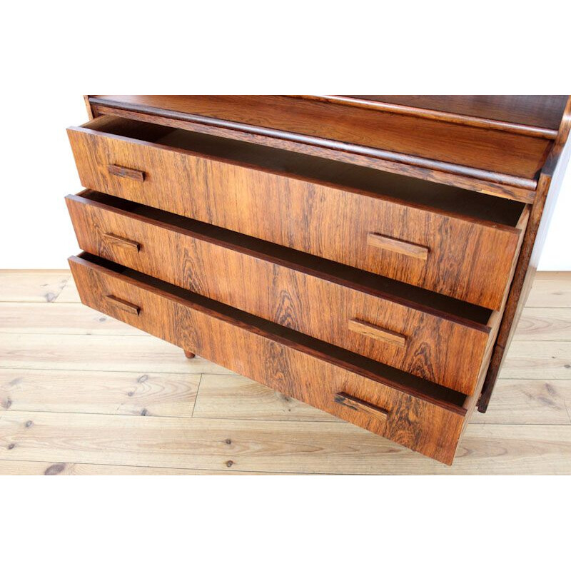 Vintage secretaire in Rio rosewood by Niels J Thorso