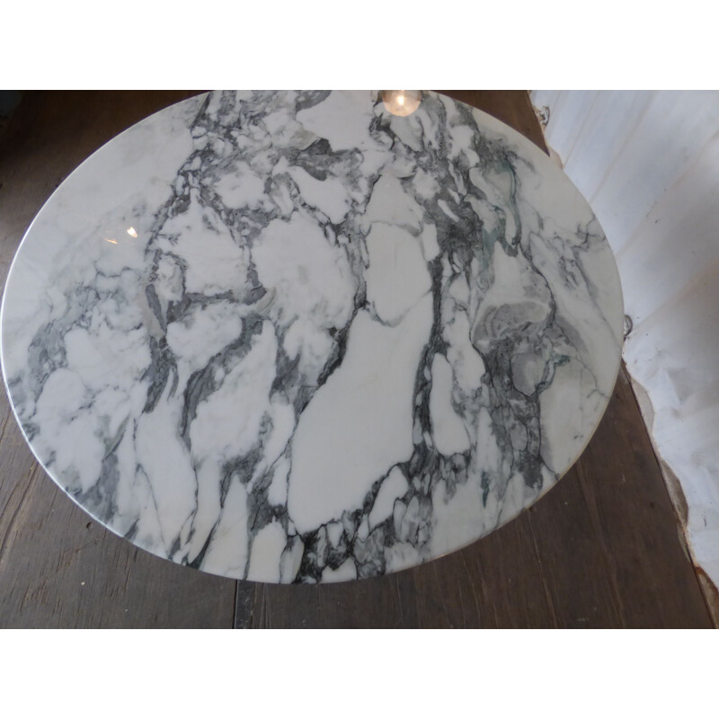 Table vintage marble arbescato 91cm for Knoll