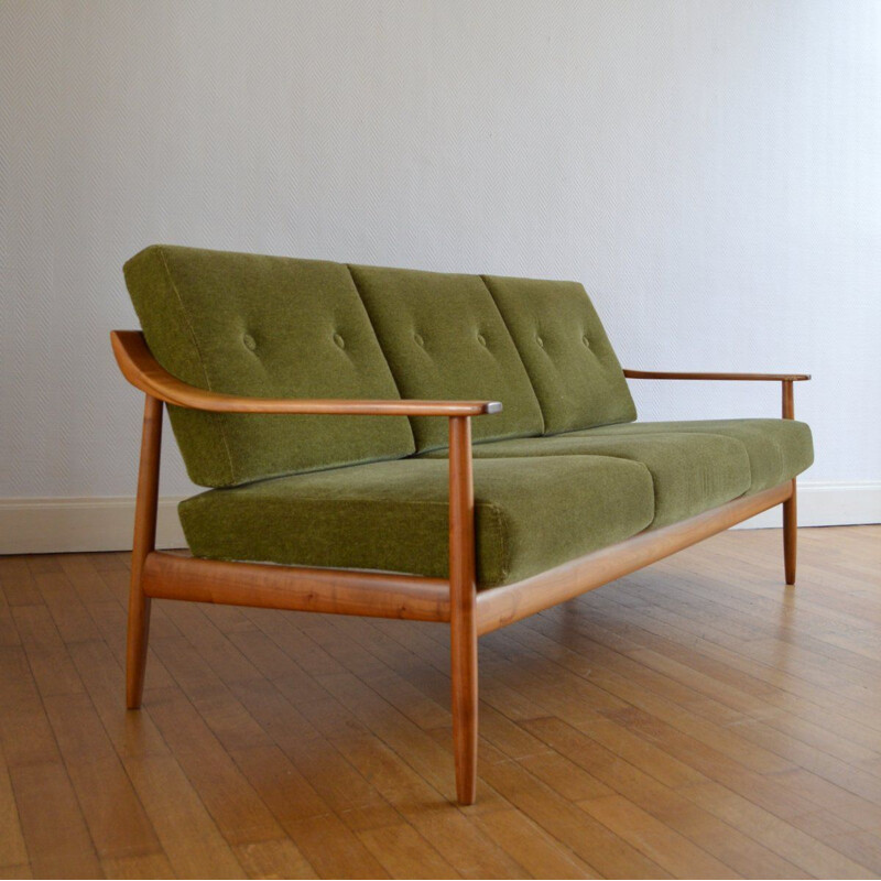 Vintage 3-seater sofa by Wilhelm Knoll