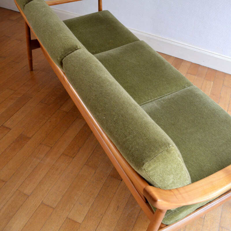 Vintage 3-seater sofa by Wilhelm Knoll