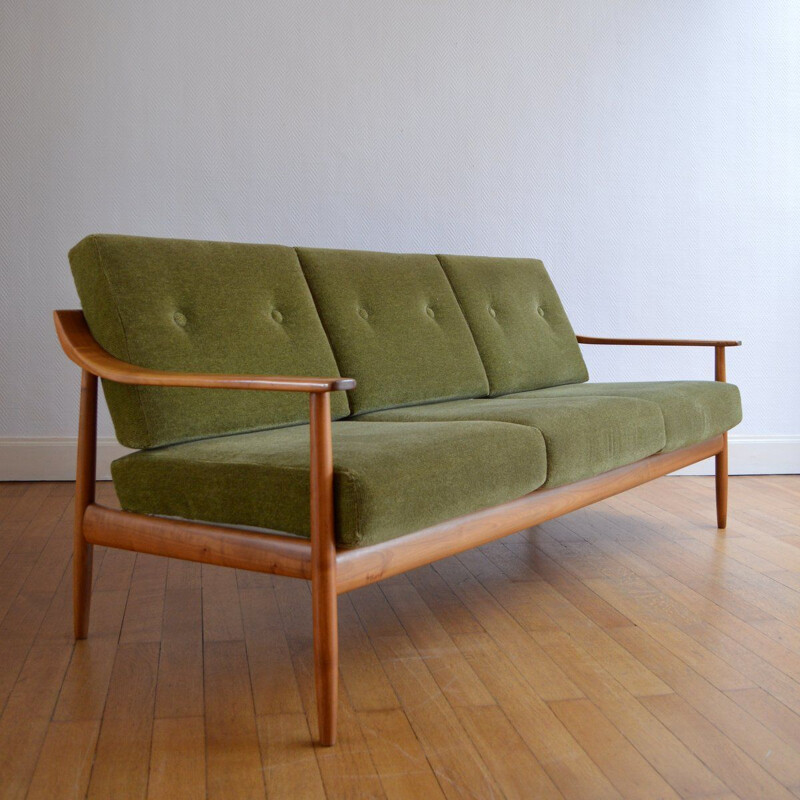 Vintage 3-seater sofa by Wilhelm Knoll