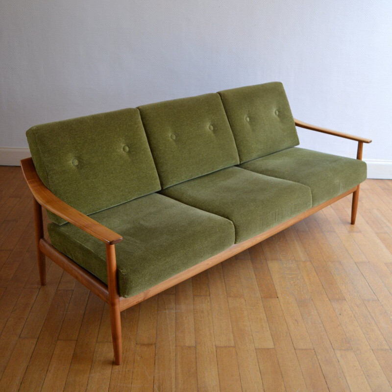 Vintage 3-seater sofa by Wilhelm Knoll