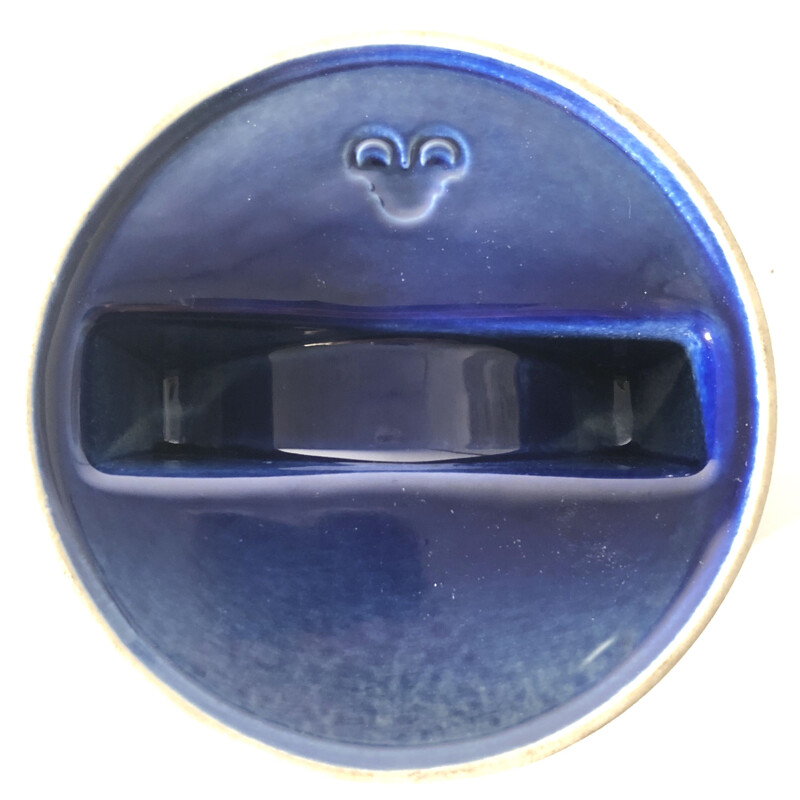 Ashtray in ceramic by Angelo Mangiarotti for Fratelli Brambilla