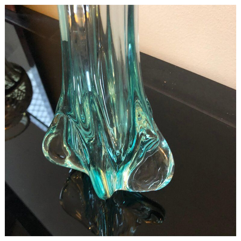 Vase vintage en verre de Murano