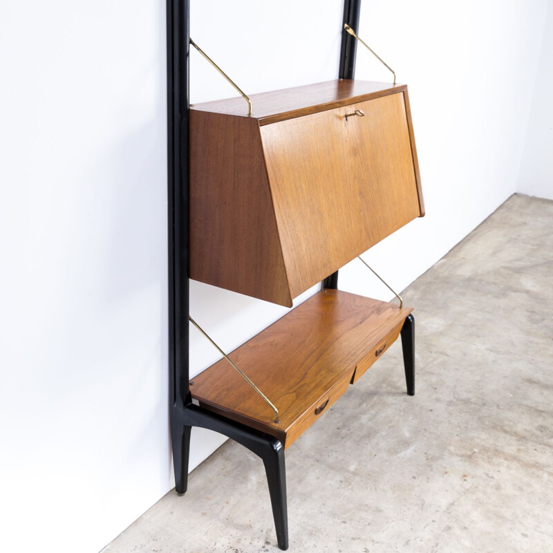 Vintage wall unit by Louis Van Teeffelen for Wébé