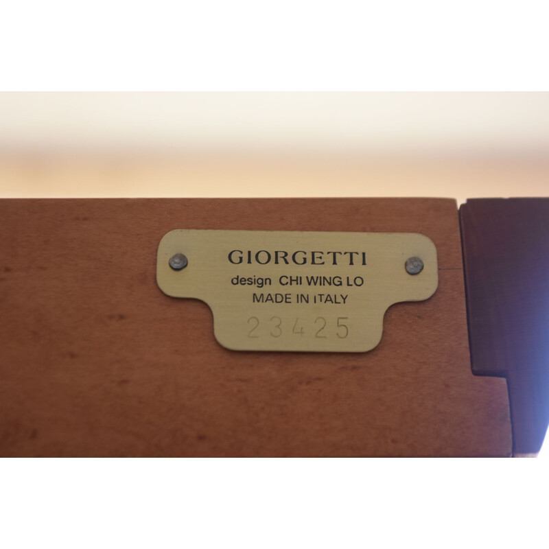 Bookcase by Chi Wing pour Giorgetti