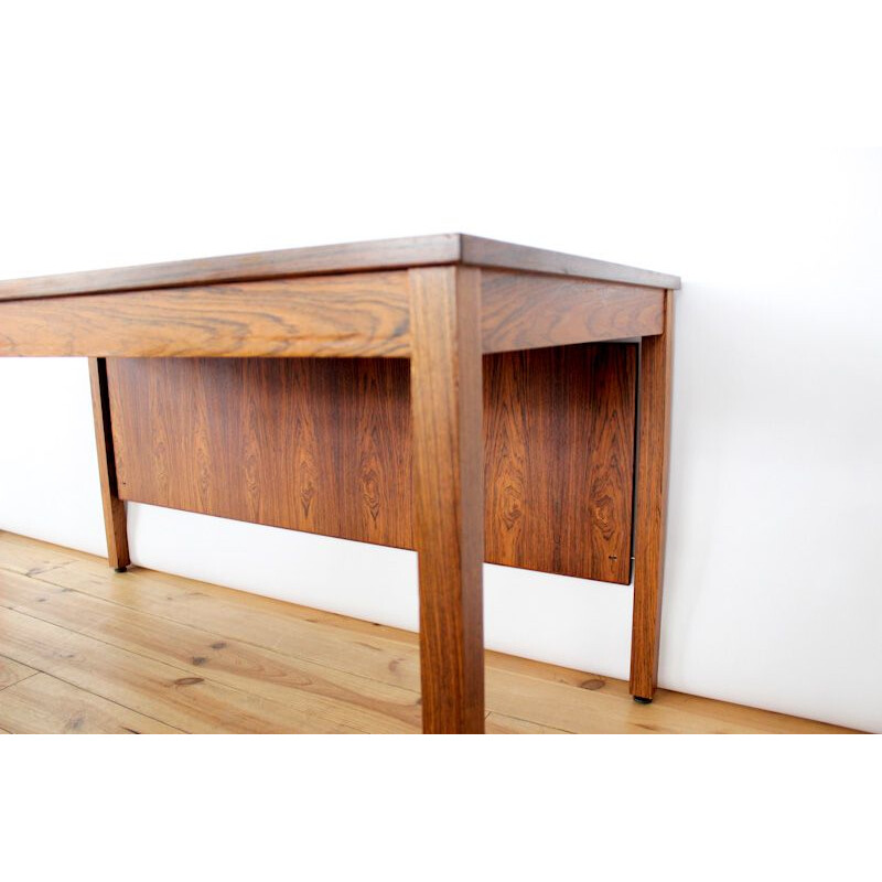 Large Danish desk in Rio rosewood 