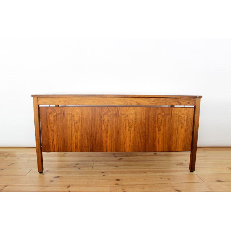 Large Danish desk in Rio rosewood 