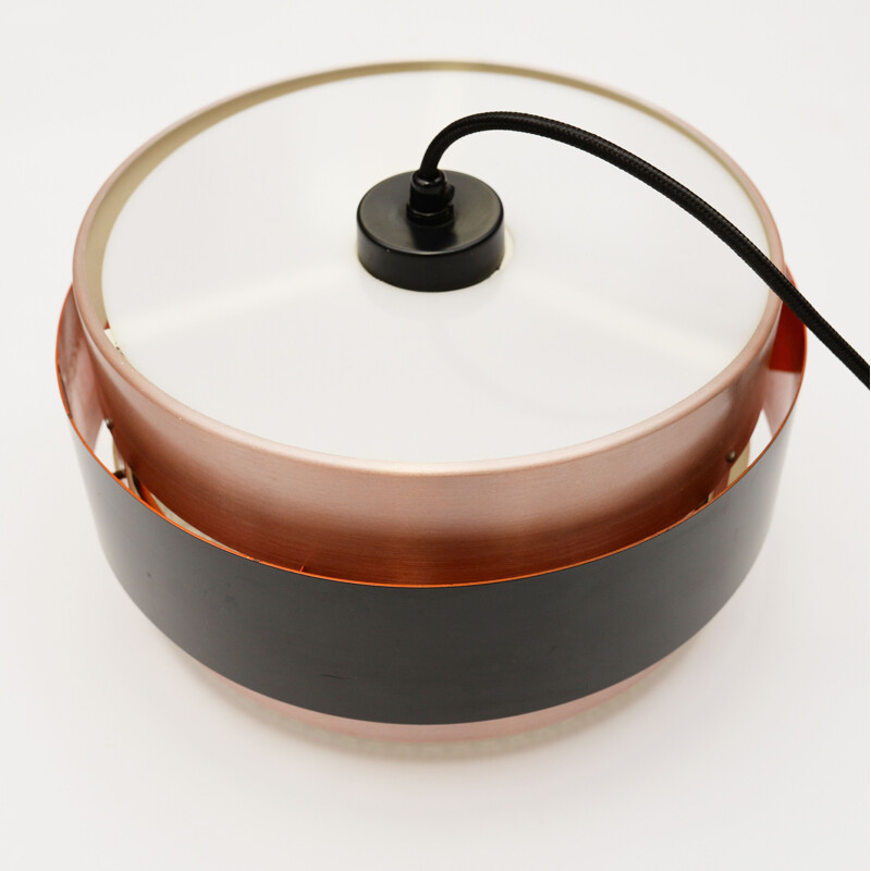 Saturn Pendant Lamp in Copper By Jo Hammerborg For Fog & Morup