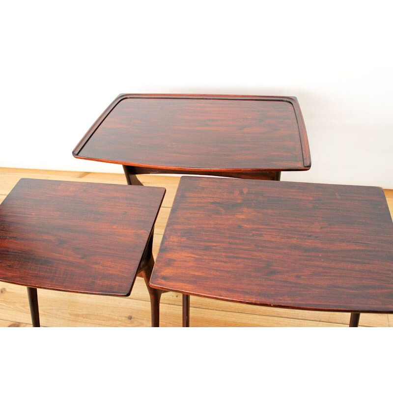 Set of 3 nesting tables by Johannes Andersen