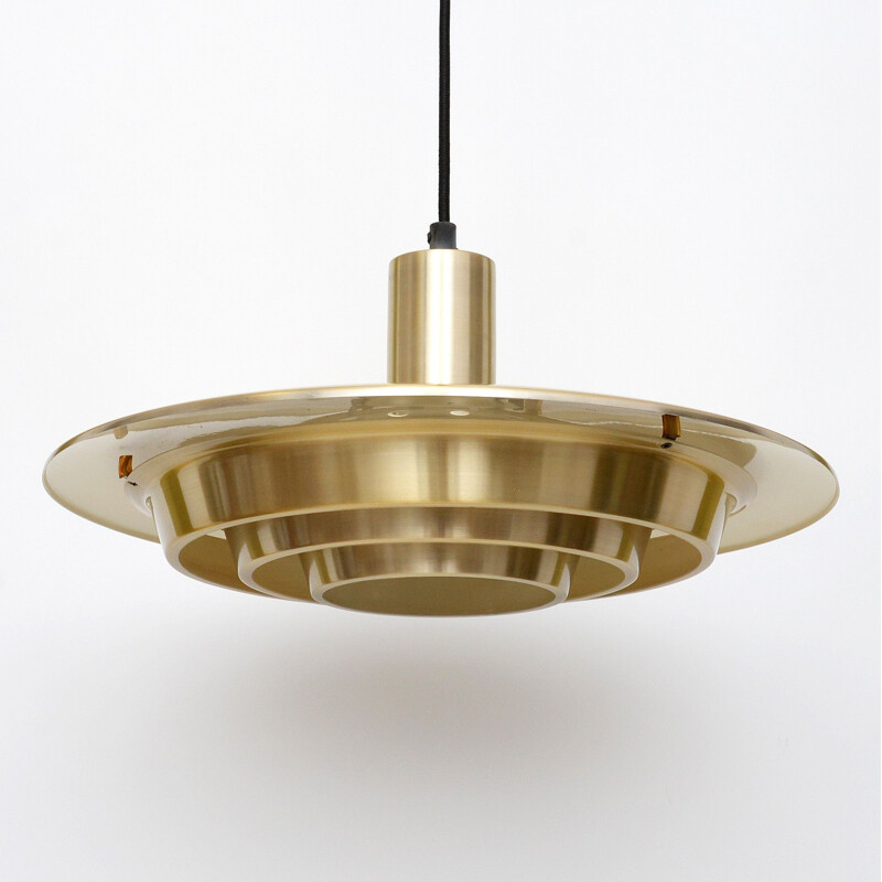 Danish Hamalux vintage Lamp in brass