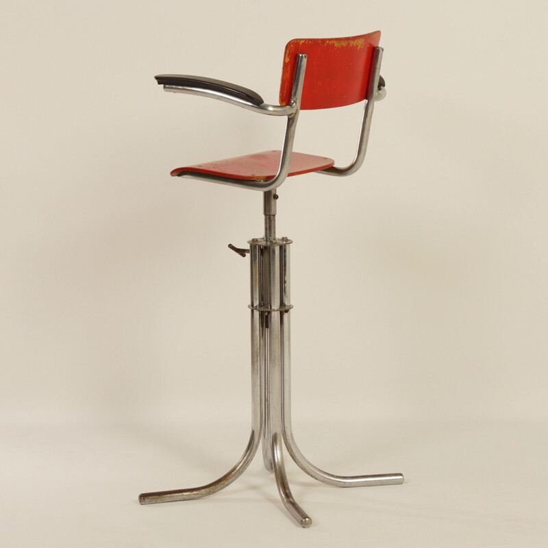 Kids Barber Chair by W.H. Gispen for Gispen