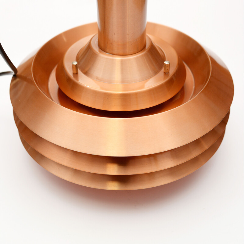 Vintage Danish Lysaker lamp in copper
