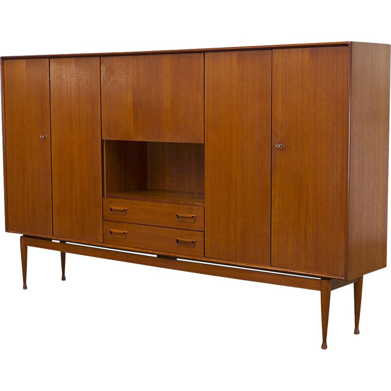 Vintage scandinavian sideboard in teak 1960